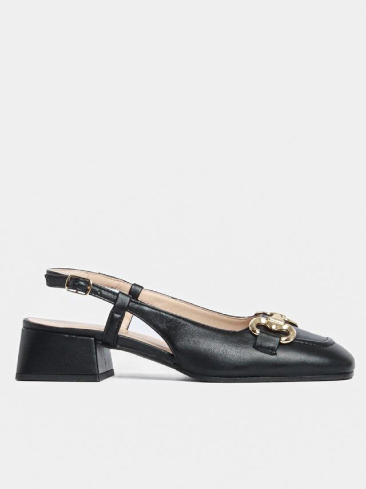 Pear Slingback - Black