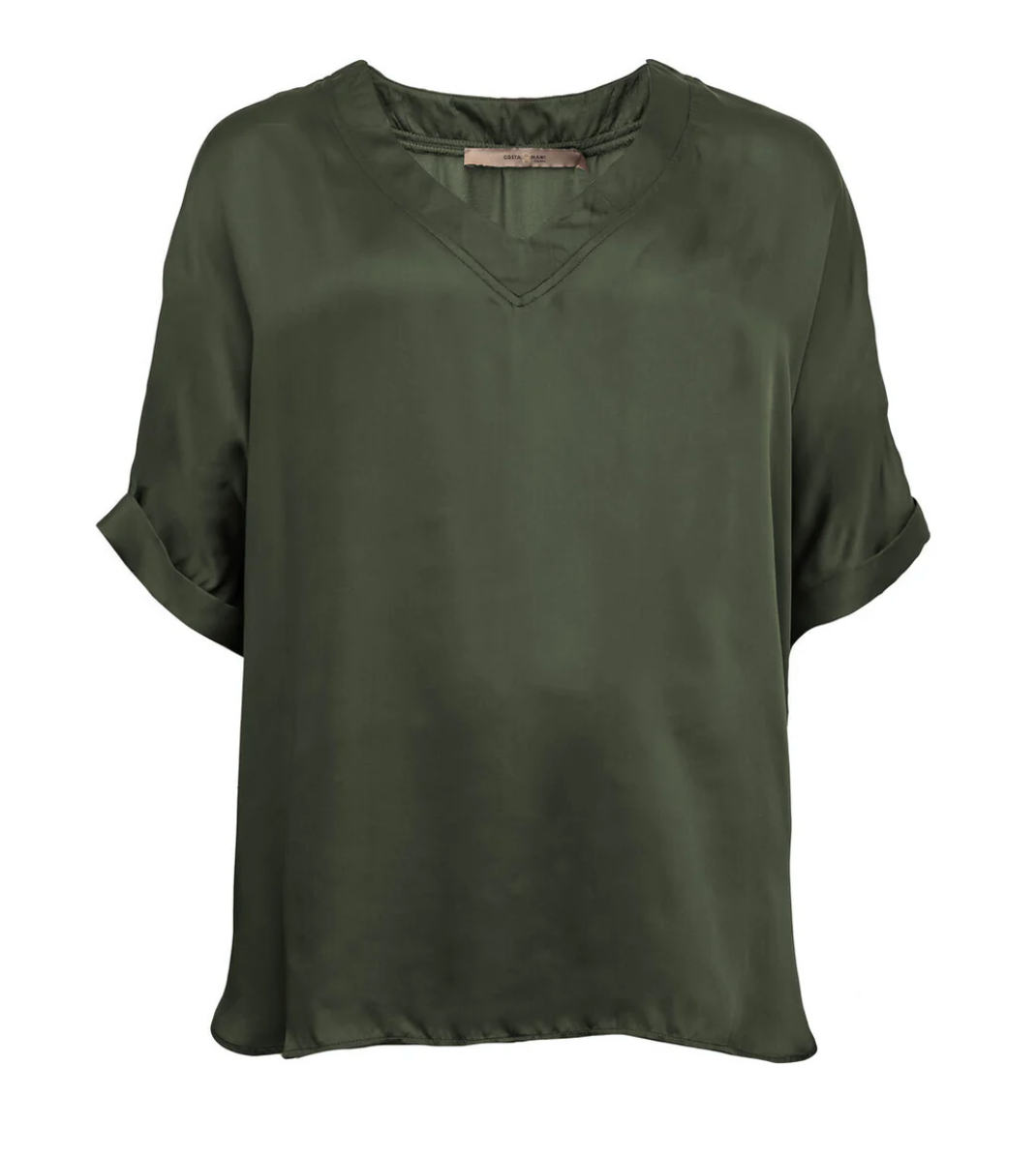 Mille S/S Blouse - Deep Green
