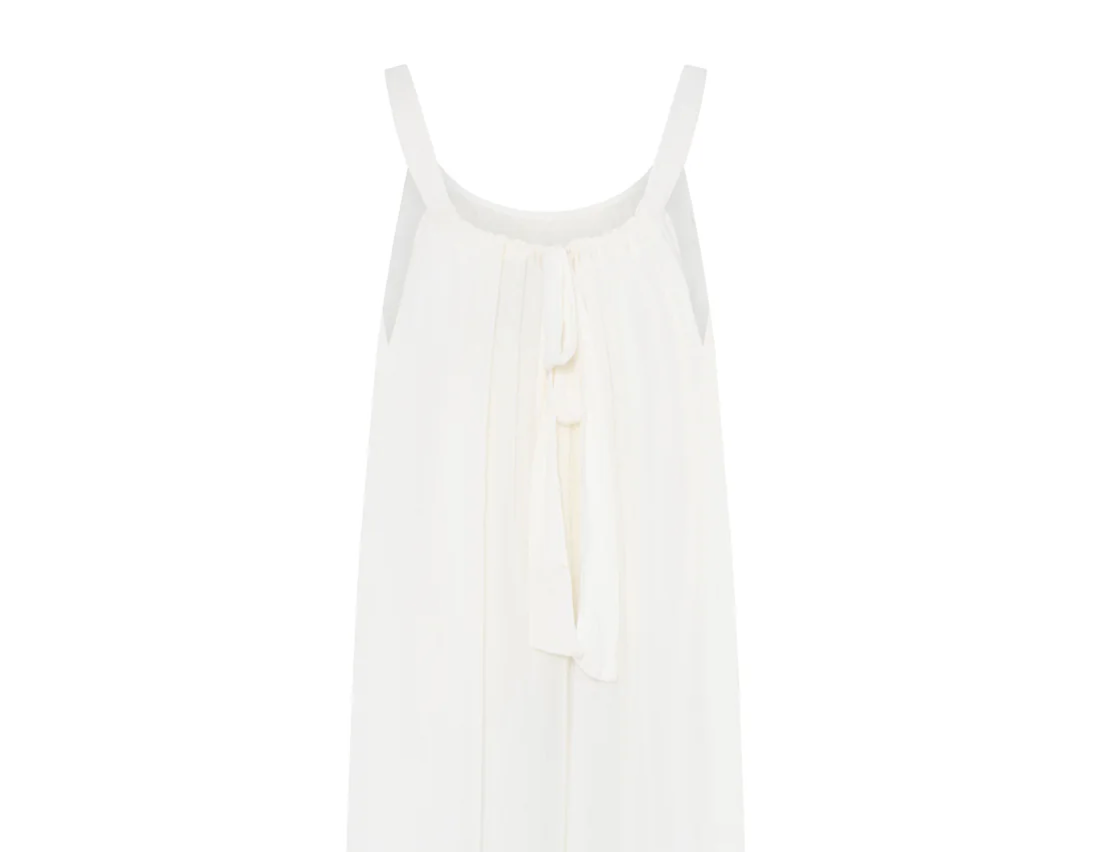 Line Dress - White