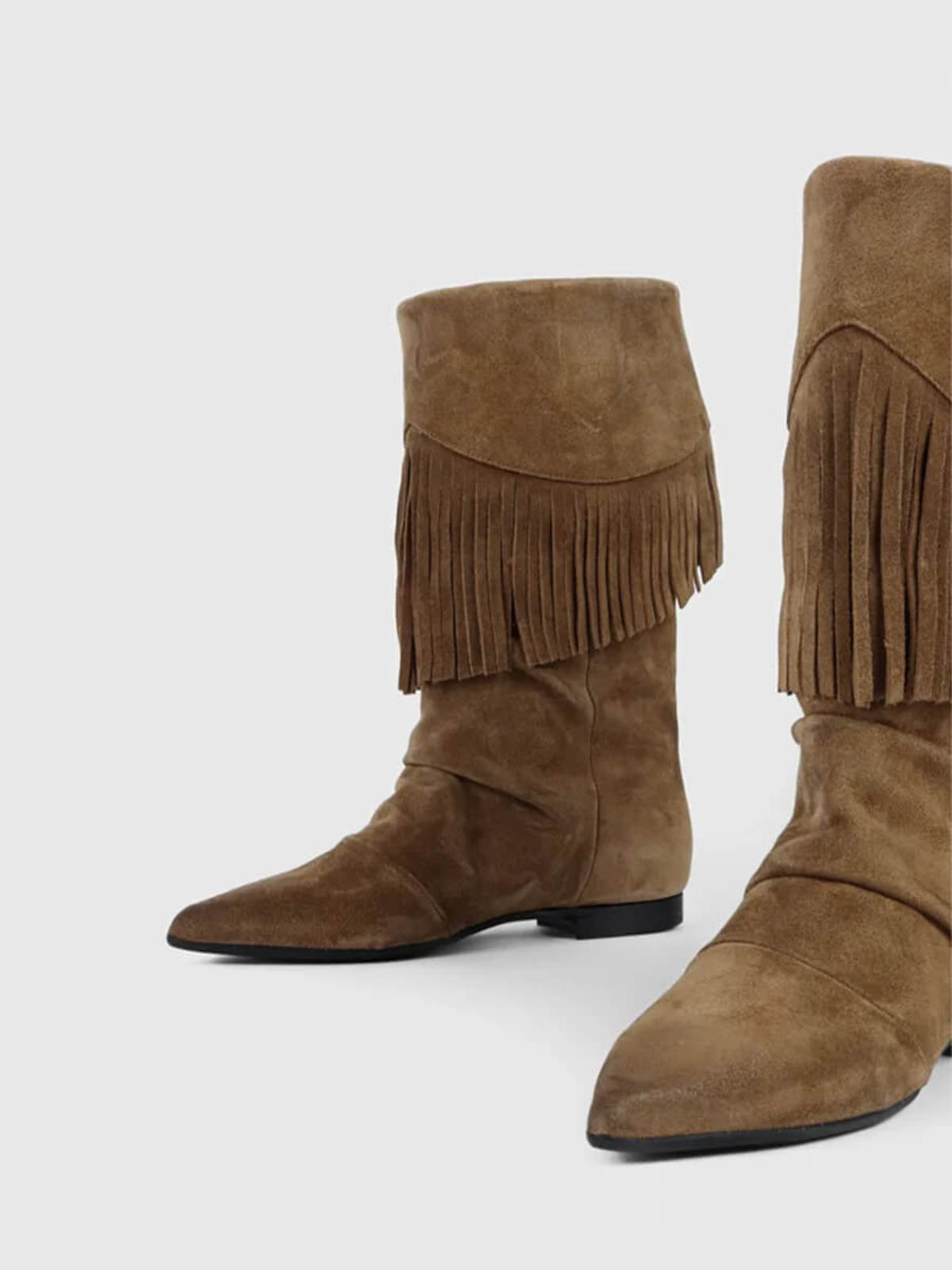 Kaia Suede Cognac