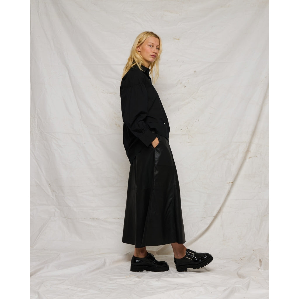 Gudrun Leather Skirt