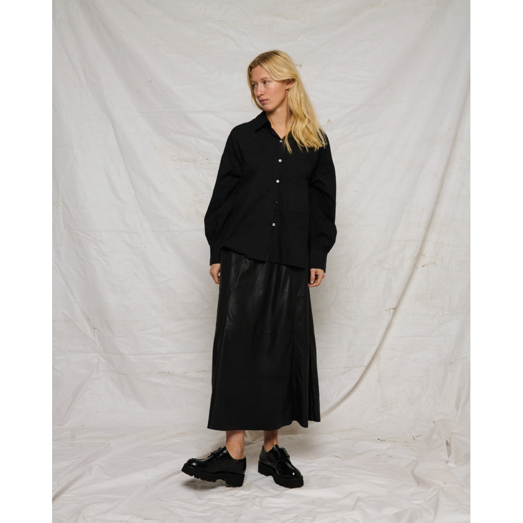 Gudrun Leather Skirt