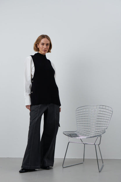 Anette vest - Black