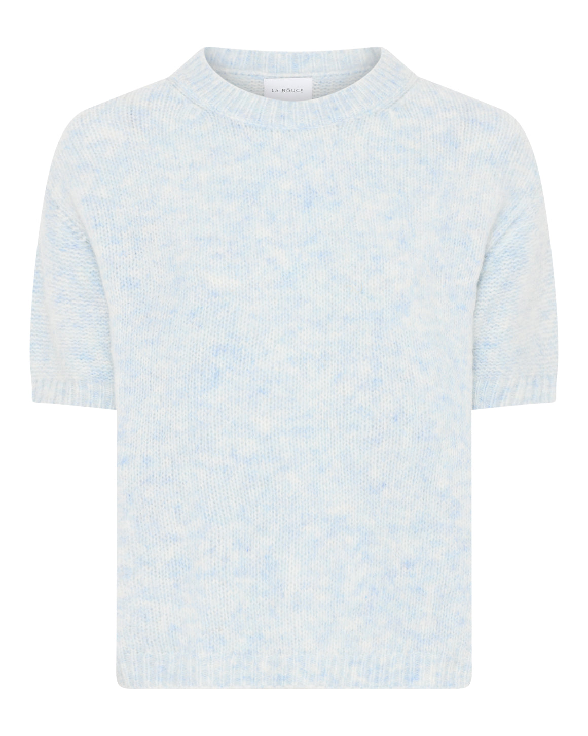 Alpa S/S Knit - Light Blue Melange