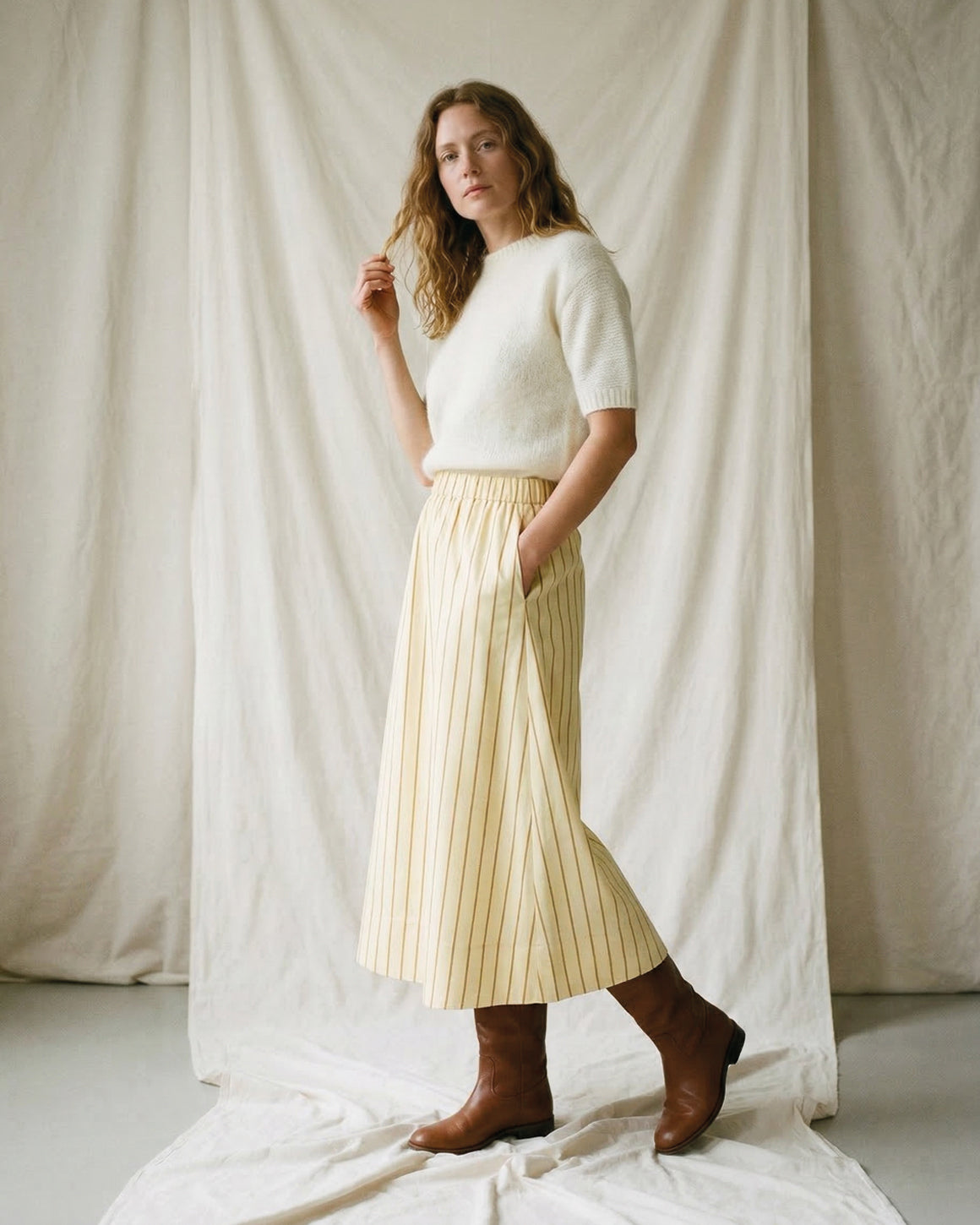 Alpa S/S Knit - Off White