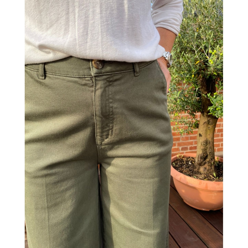 Line Pants - Hunter Green