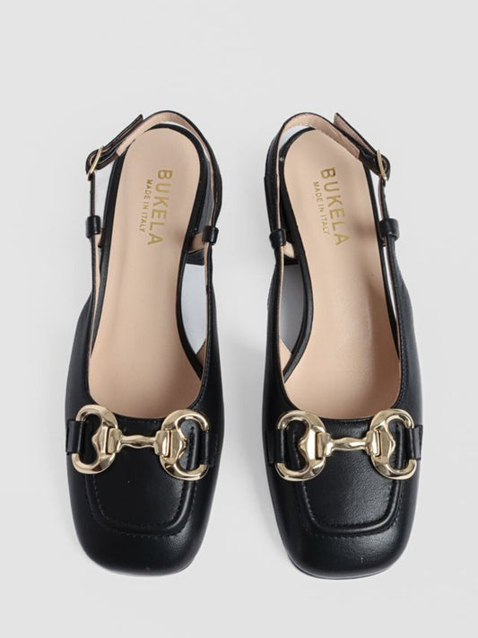 Pear Slingback - Black