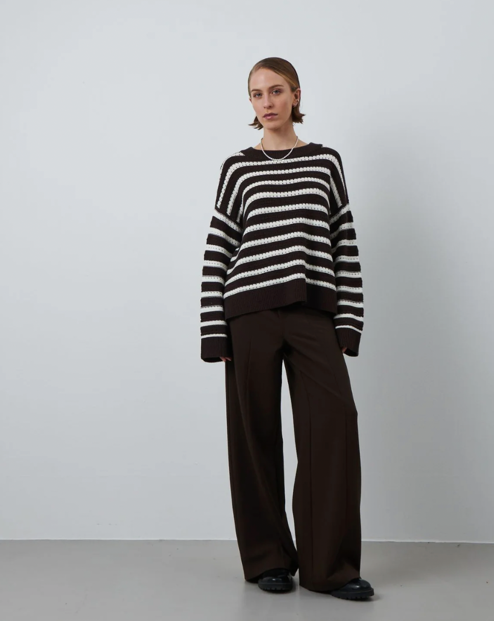 Rosalie Offwhite striped