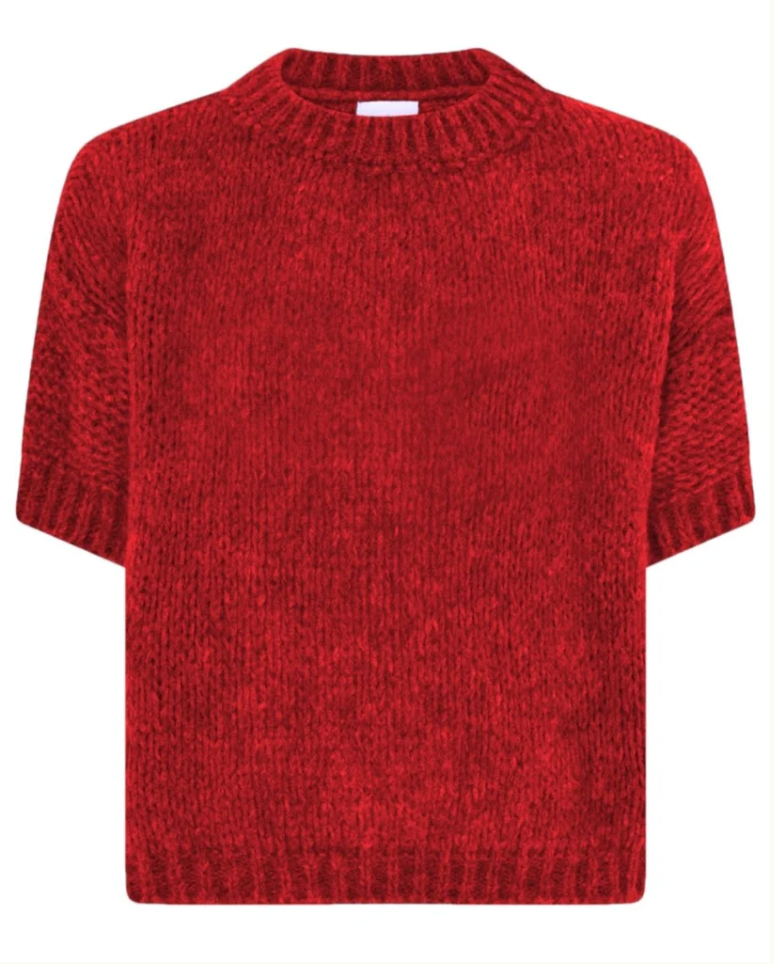 Sally Knit - Dark red