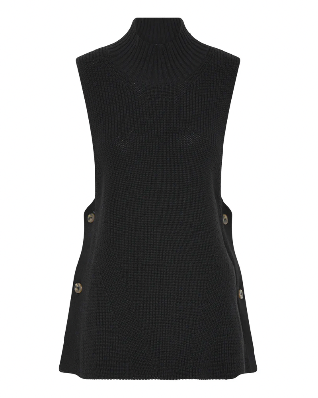 Anette vest - Black