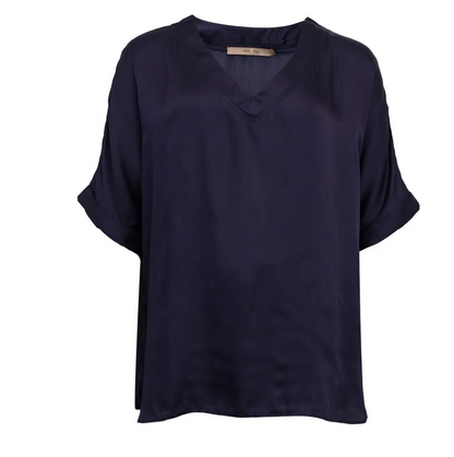 Mille S/S Blouse - Navy