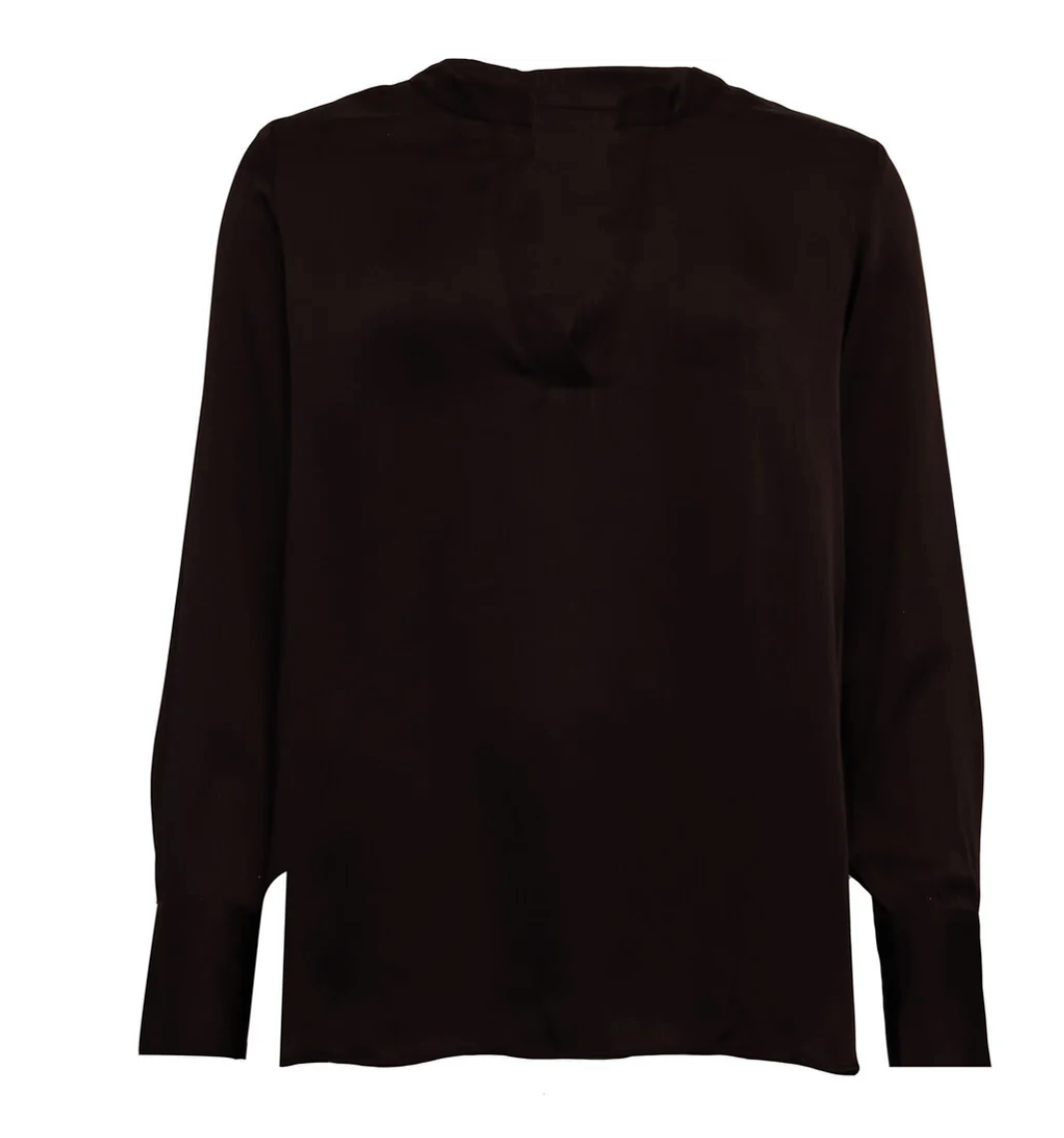 Mille L/S Blouse - Black