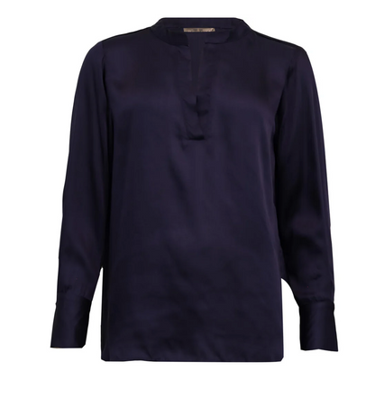 Mille L/S Blouse - Navy