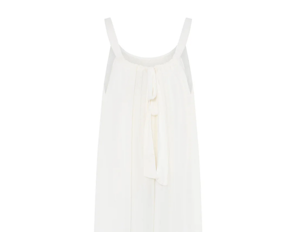 Line Dress - White