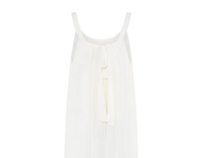 Line Dress - White