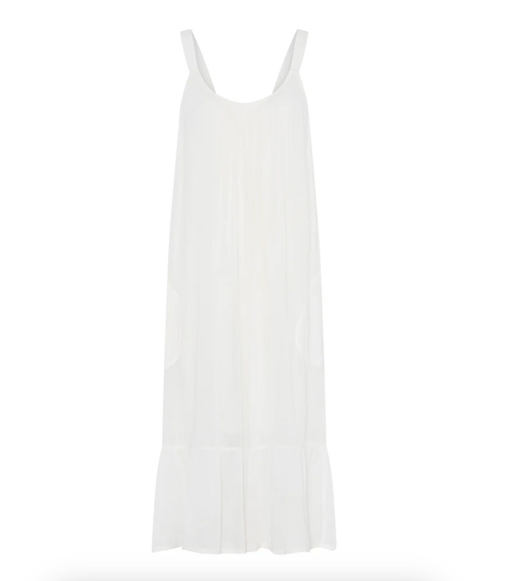 Line Dress - White