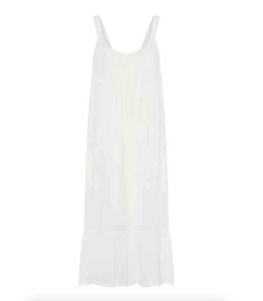 Line Dress - White