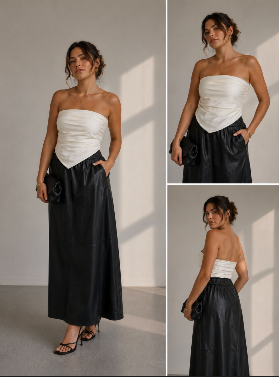 Gudrun Leather Skirt