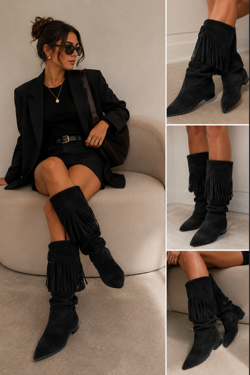 Kaia Suede Nero (black)