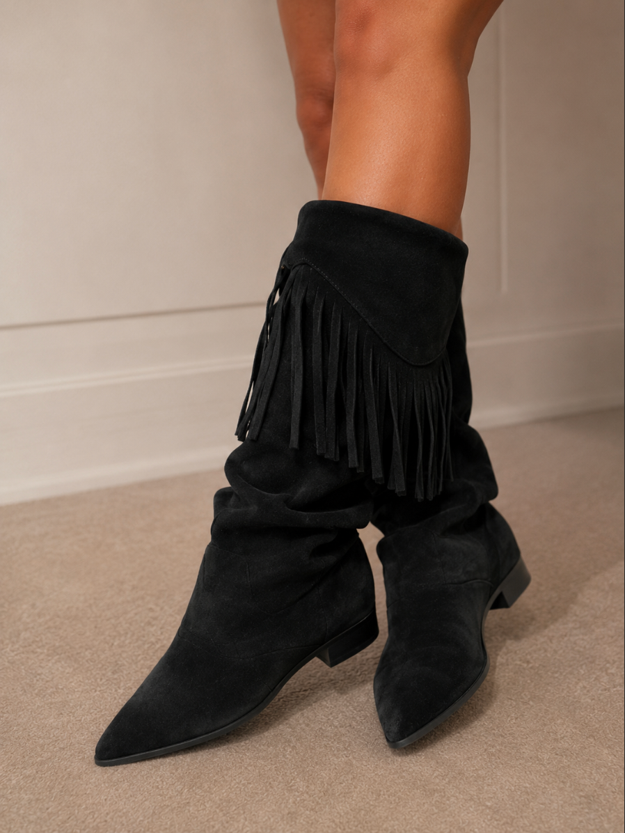 Kaia Suede Nero (black)