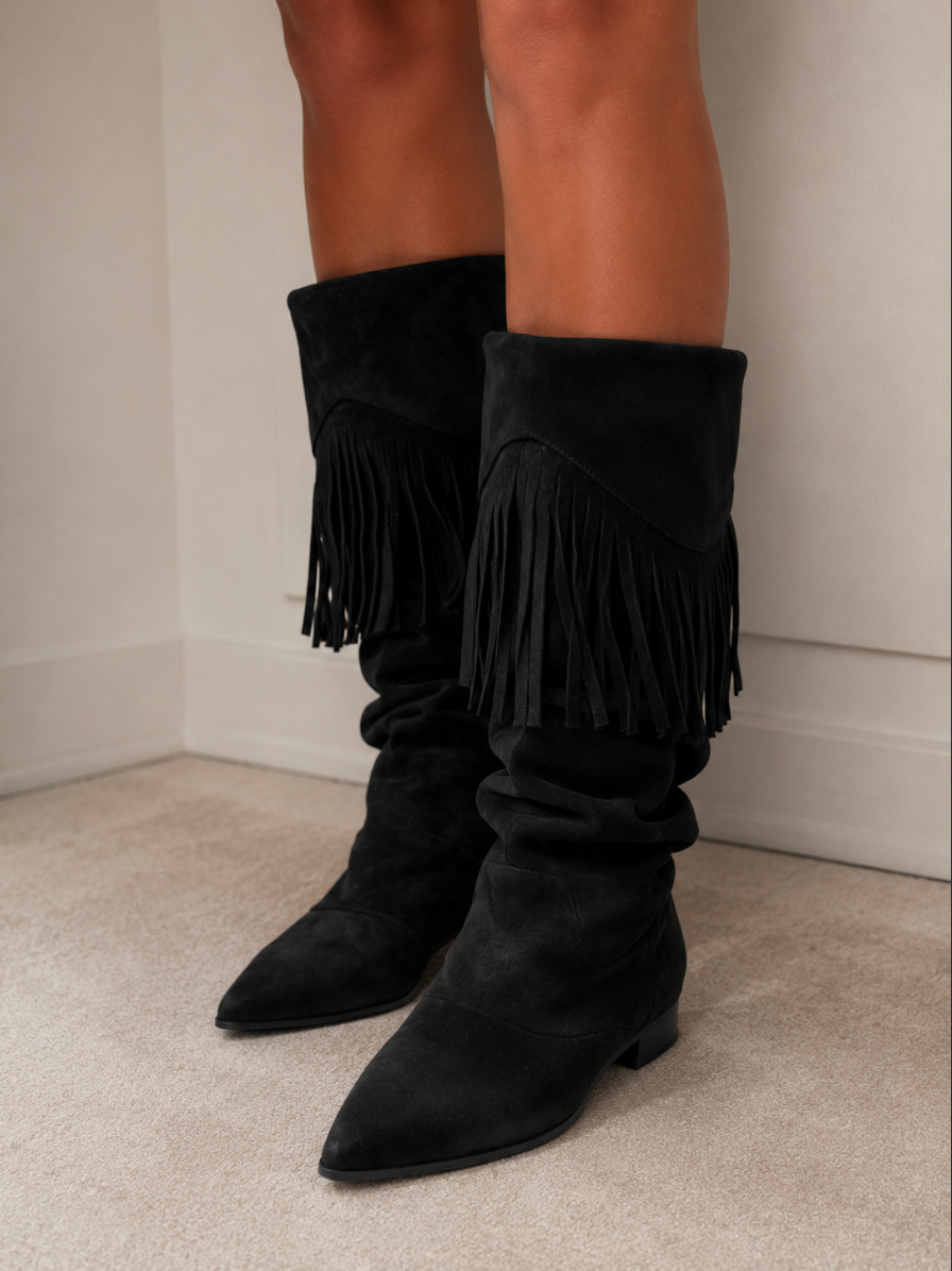 Kaia Suede Nero (black)