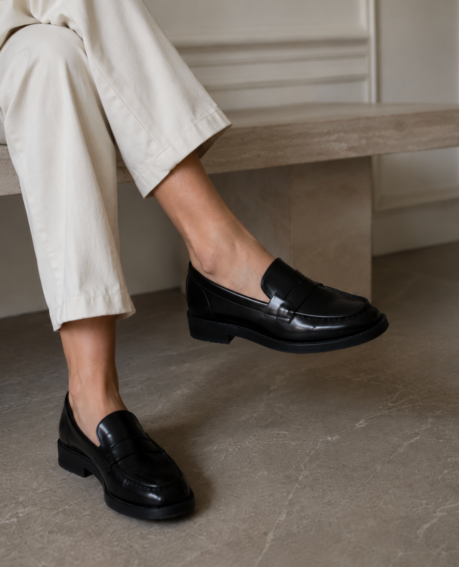 Frankie loafer - Black