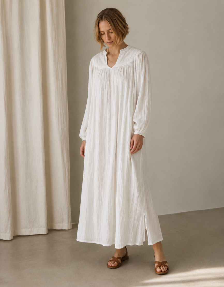 Astrid Dress - White