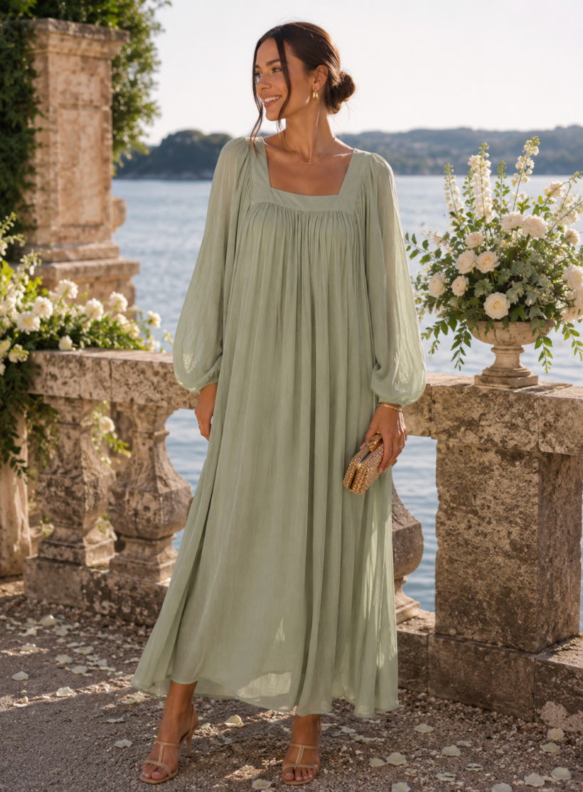 Saga Dress - Mint Green