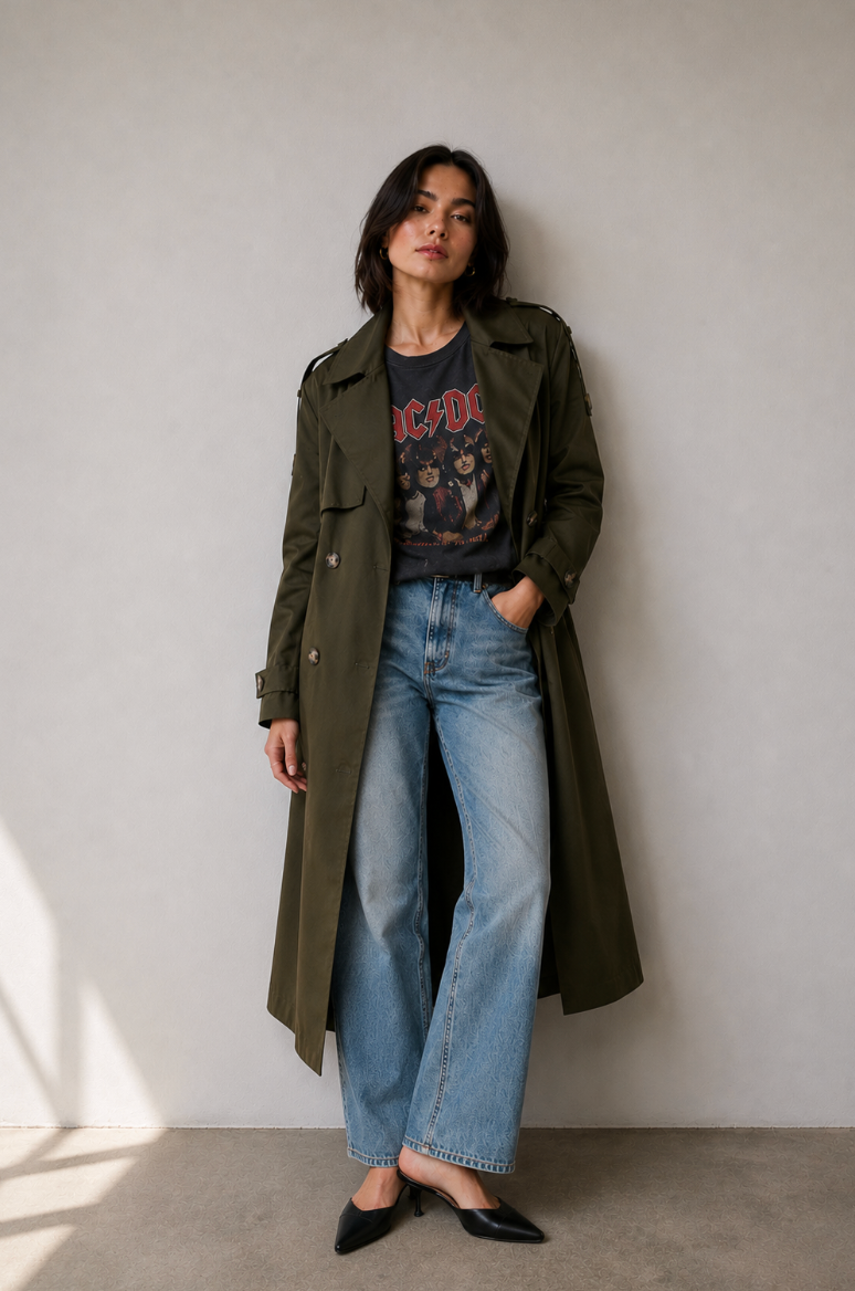Siw Trenchcoat - Dark Army