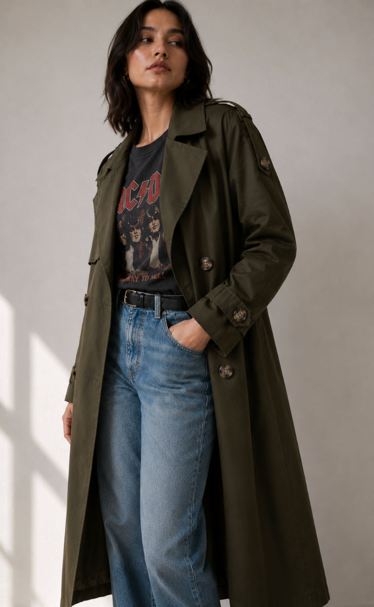 Siw Trenchcoat - Dark Army