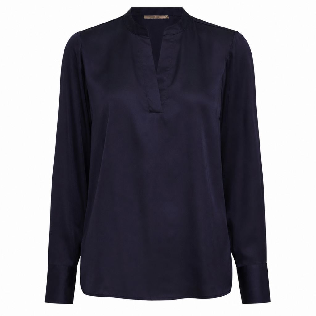 Mille L/S Blouse - Navy