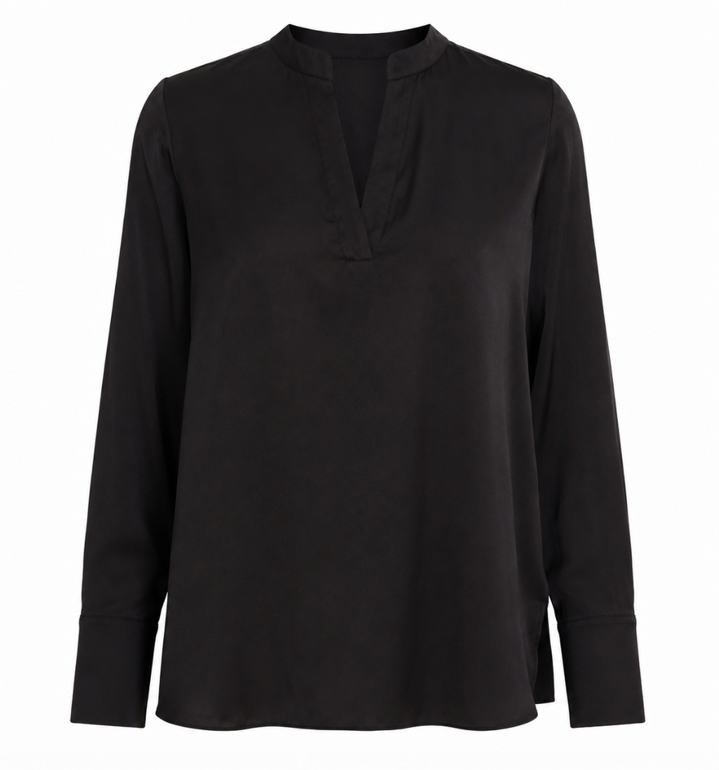 Mille L/S Blouse - Black