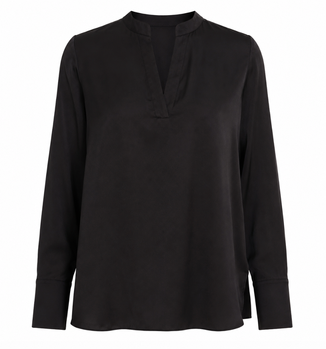 Mille L/S Blouse - Black