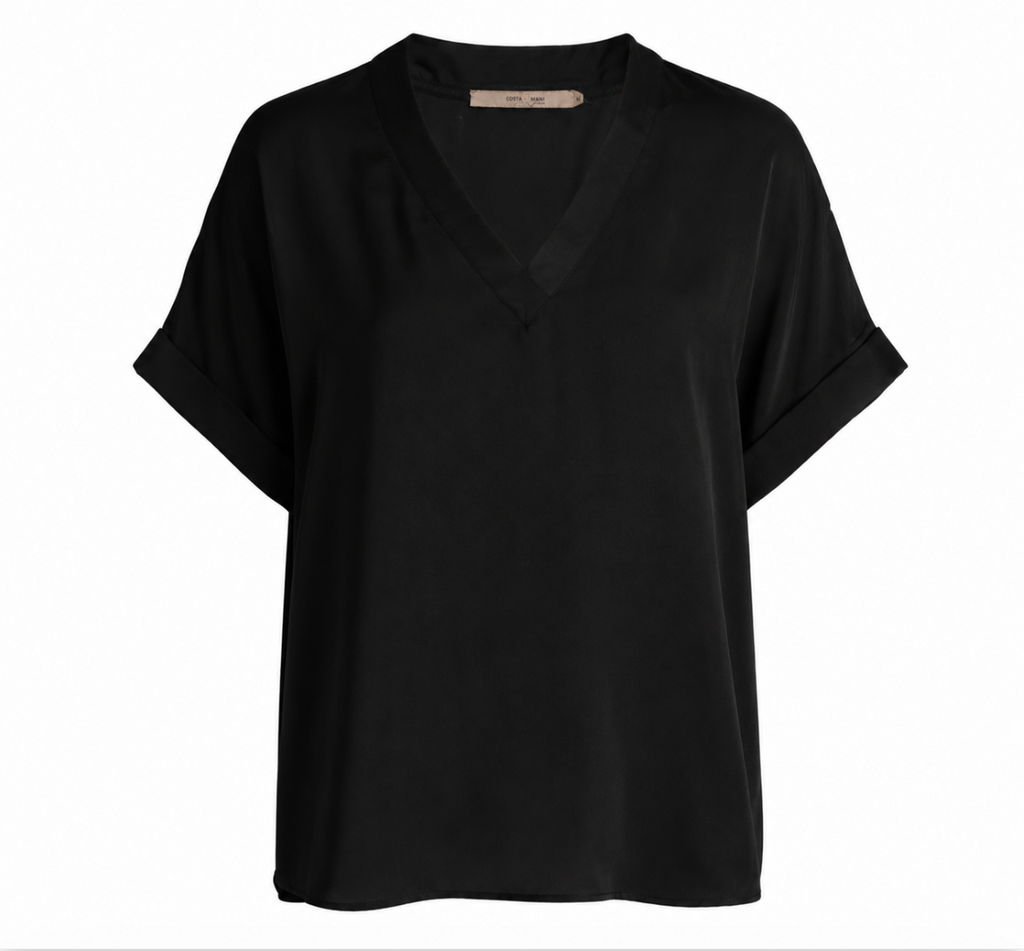 Mille S/S Blouse - Black