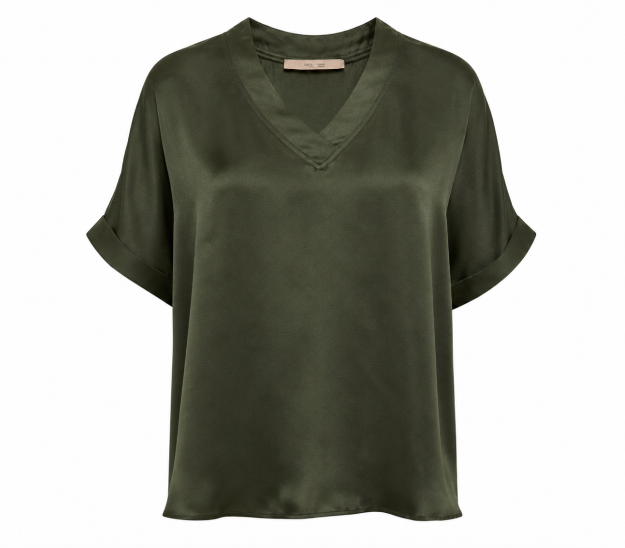 Mille S/S Blouse - Deep Green