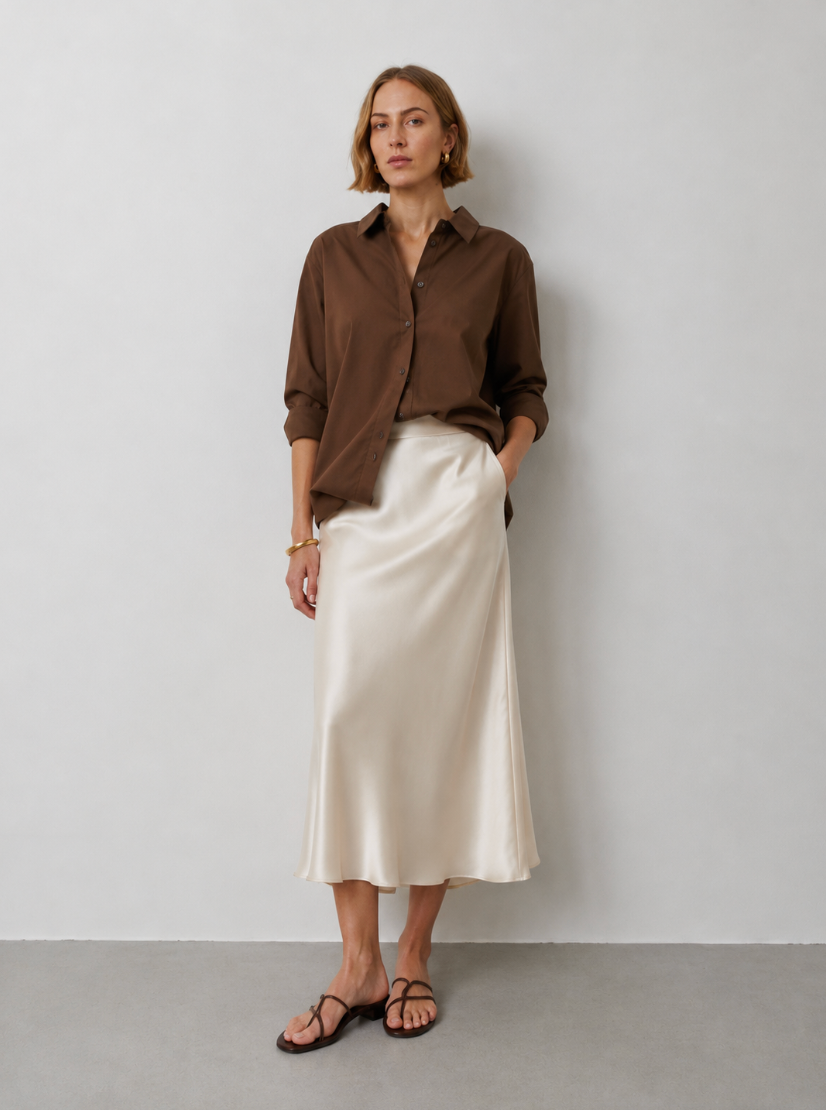 Anna Shirt - Brown