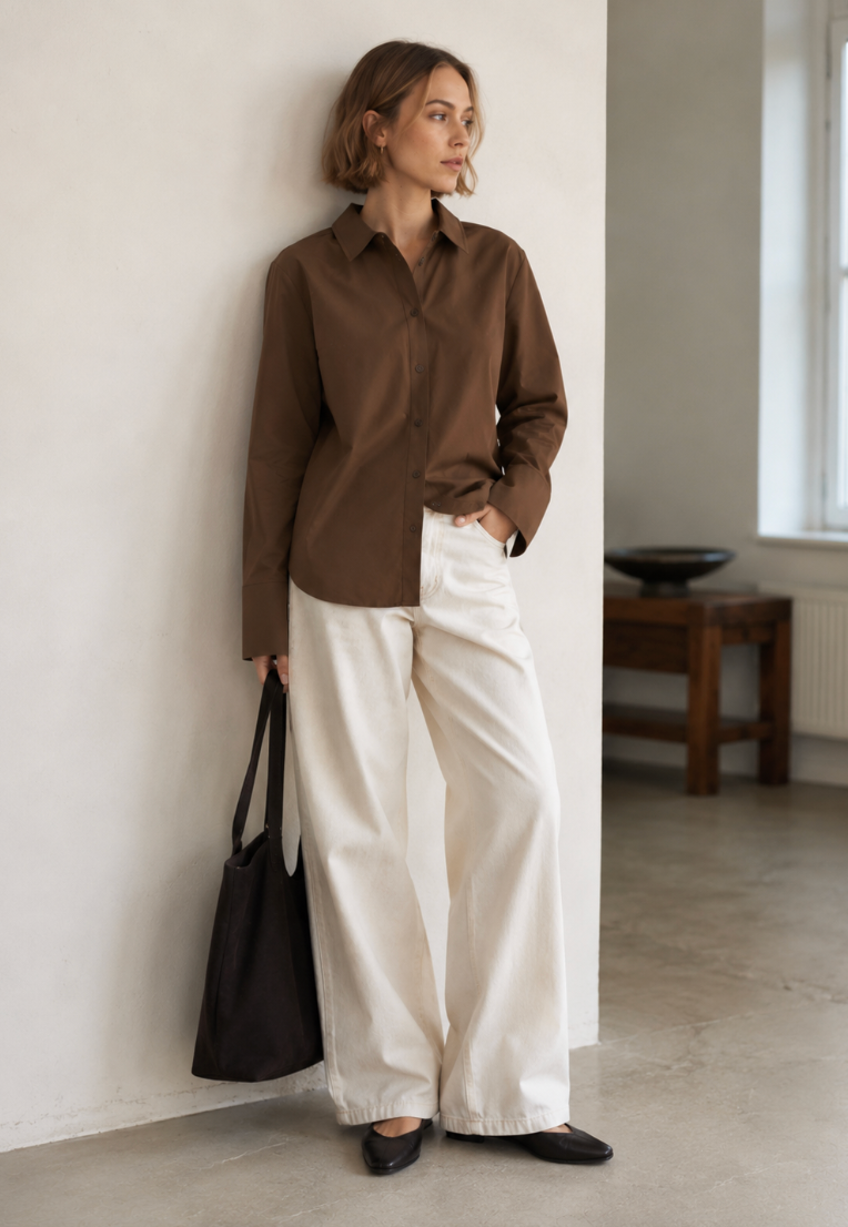 Anna Shirt - Brown