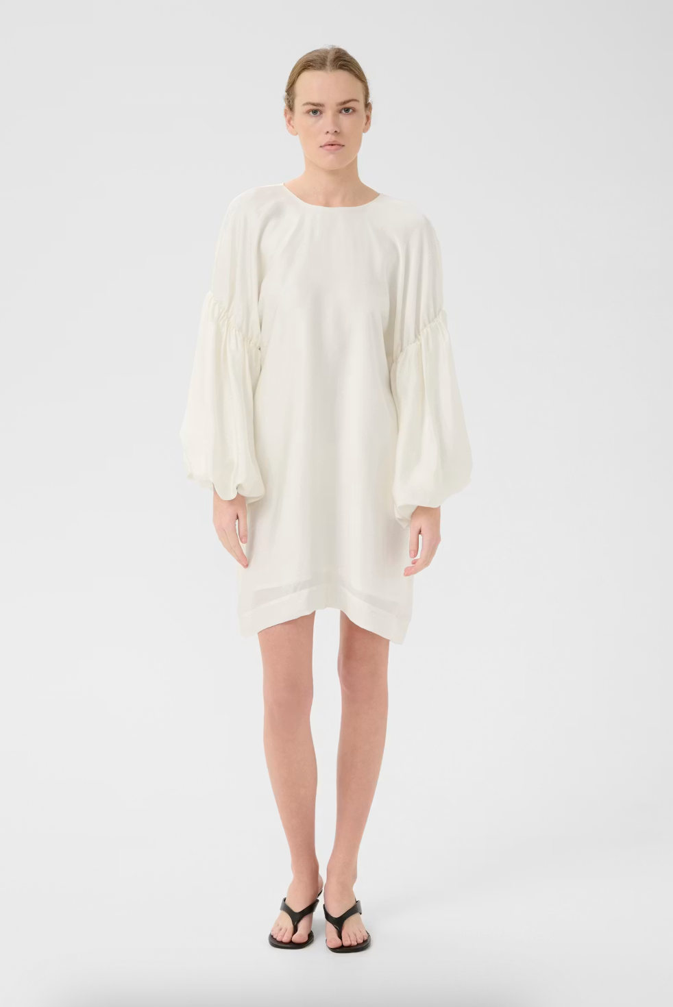 GZMalloon Dress White – fustan e bardhë nga Gestuz