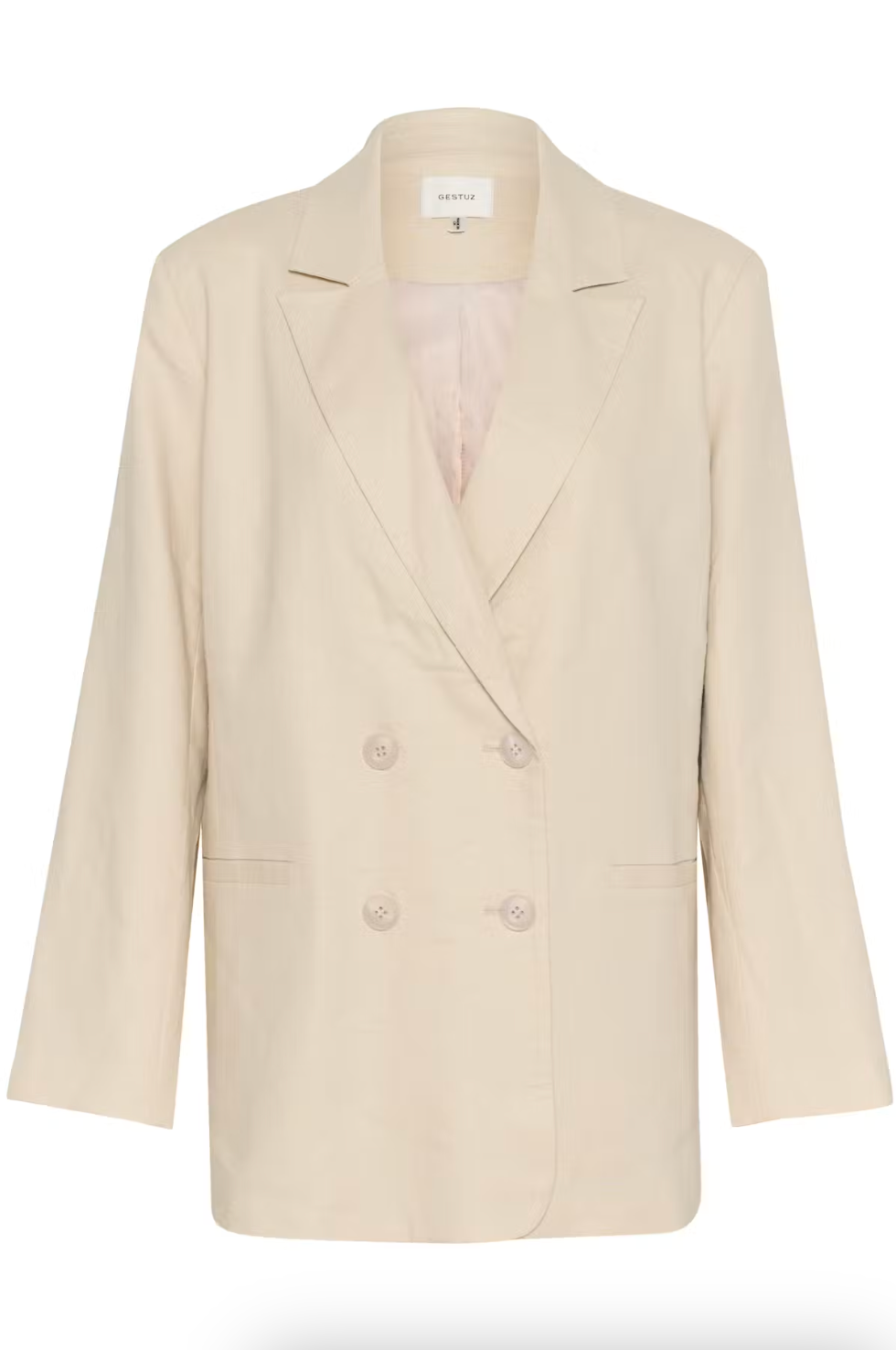 Elara Linen Blazer nga Gestuz