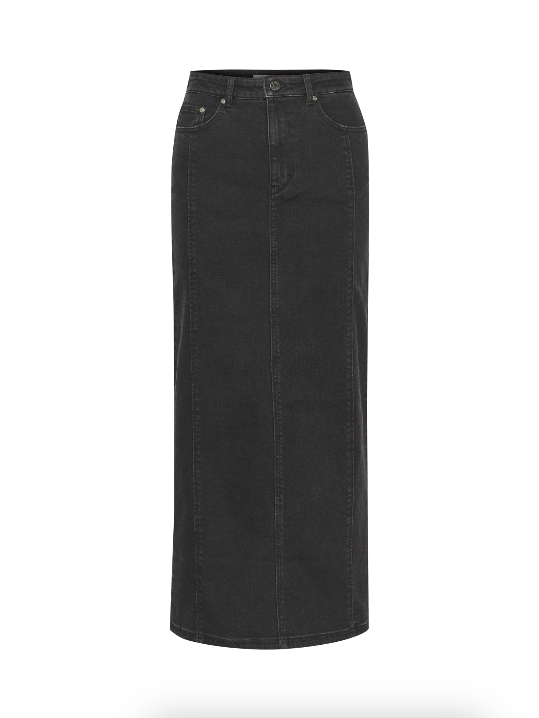 Tillia Long Skirt Grey Washed nga Gestuz