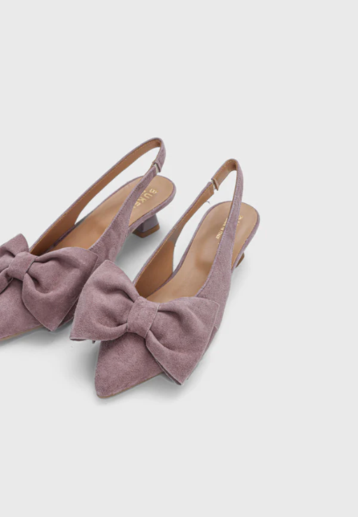 Rose suede Slingback Lilac nga Bukela