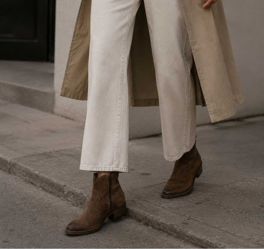 Hannah Suede Whisky Boot – çizme nga Bukela