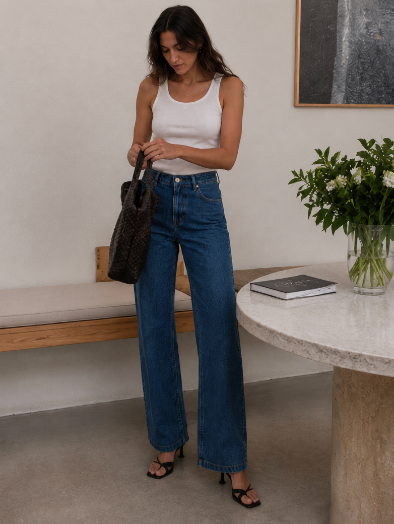Trine Jeans - Denim Stone Wash