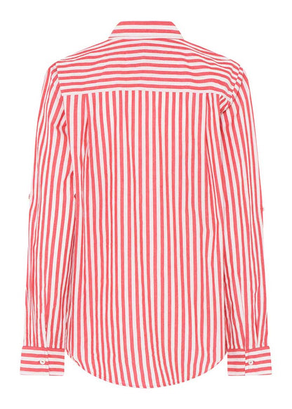 Pernille shirt Red/white striped
